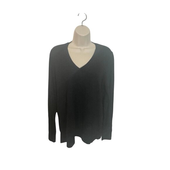 BANANA REPUBLIC Women's Size XL Forever Pullover Sweater in Black - Picture 2 of 10